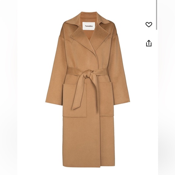 NANUSHKA - Alamo Robe Coat - Camel - Picture 2 of 7